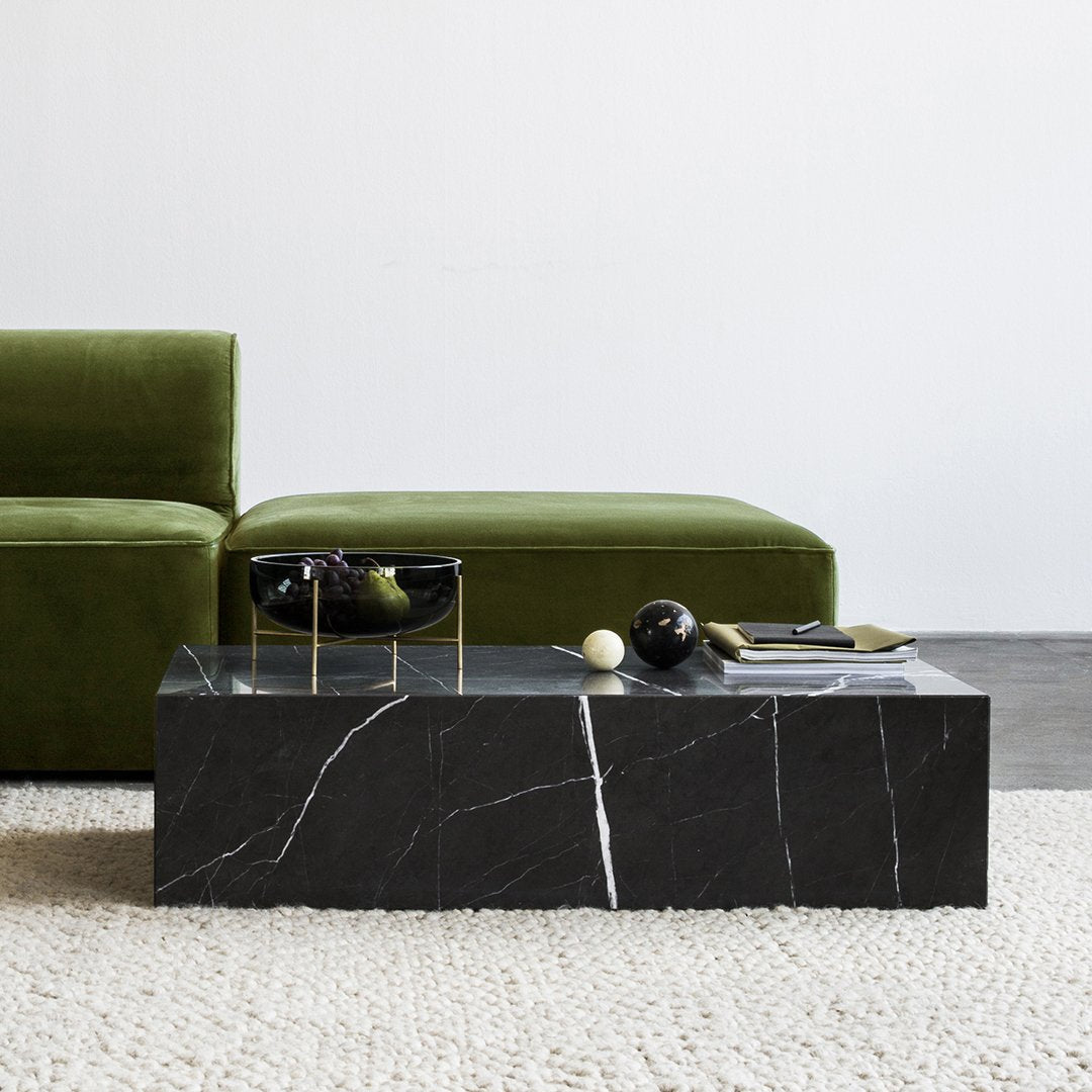 Marble Plinth Coffee Table - Low – Danish Design Store
