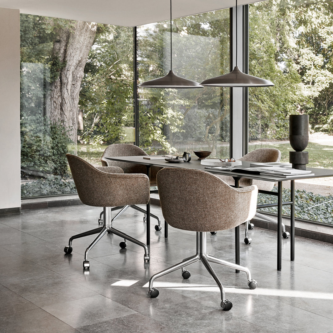 Harbour Chair - Swivel Base w/ Casters - Fully Upholstered