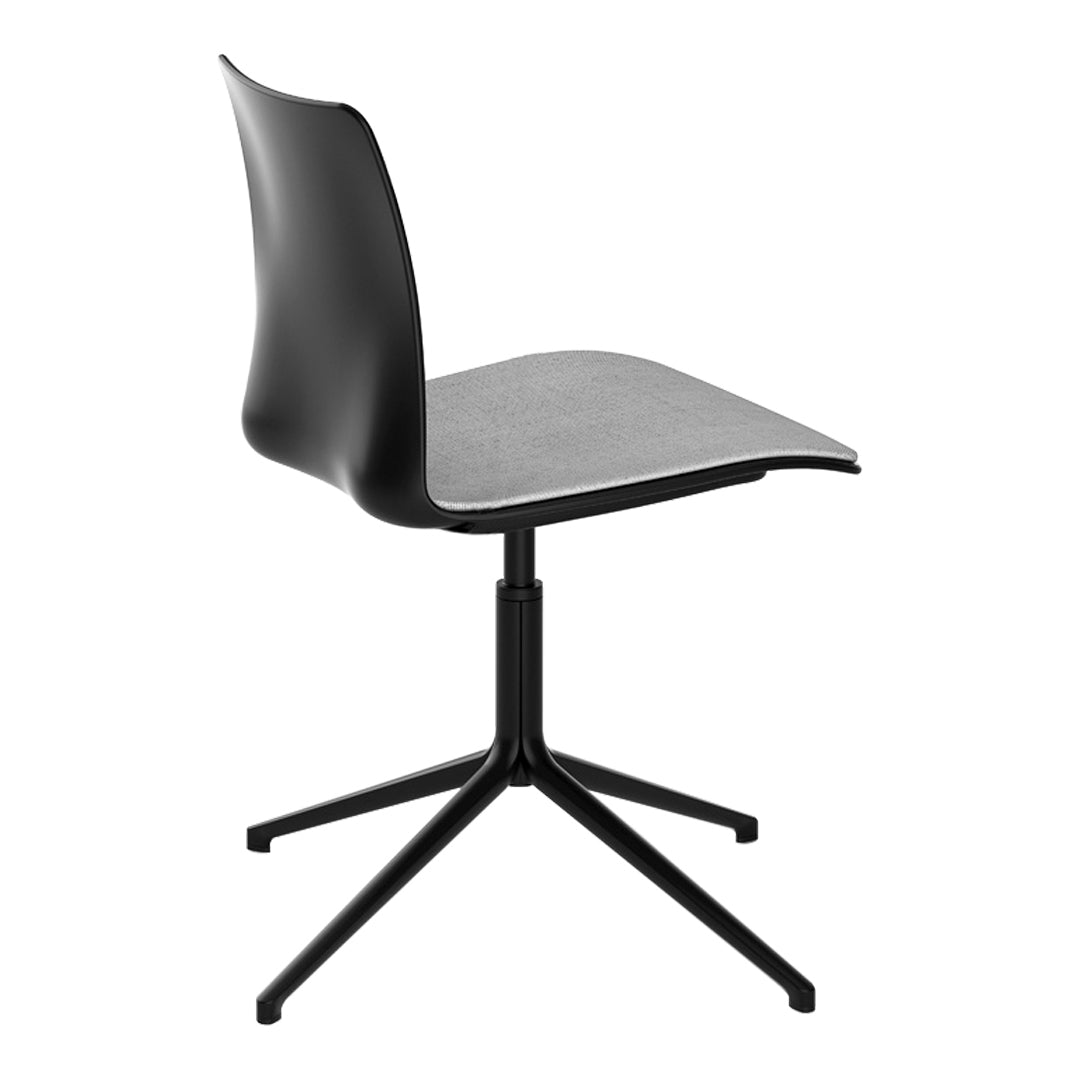 MOOD Conference Chair - Upholstered Seat - 4-Star Swivel Base