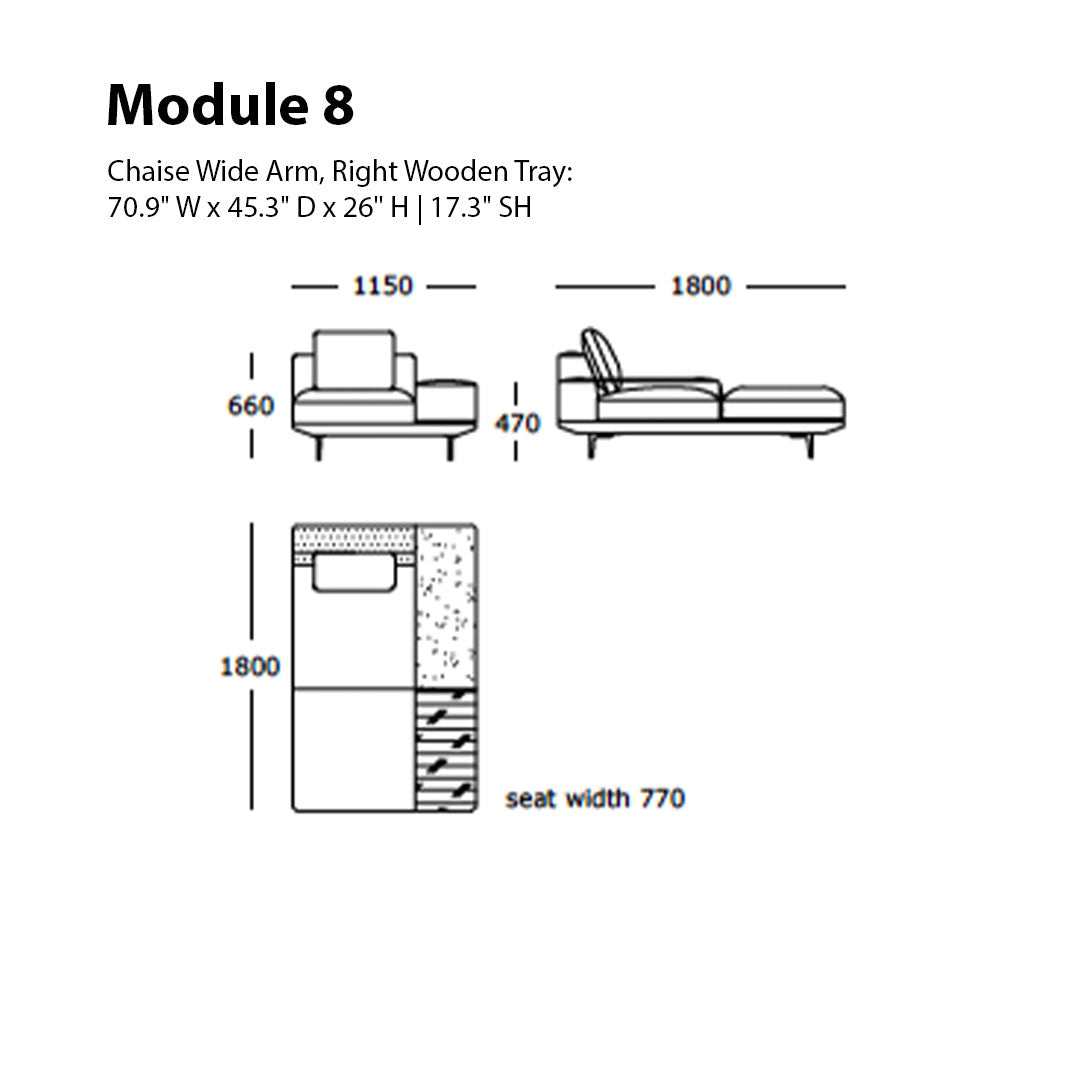 Surface Modular Sofa (Modules 5 - 8)