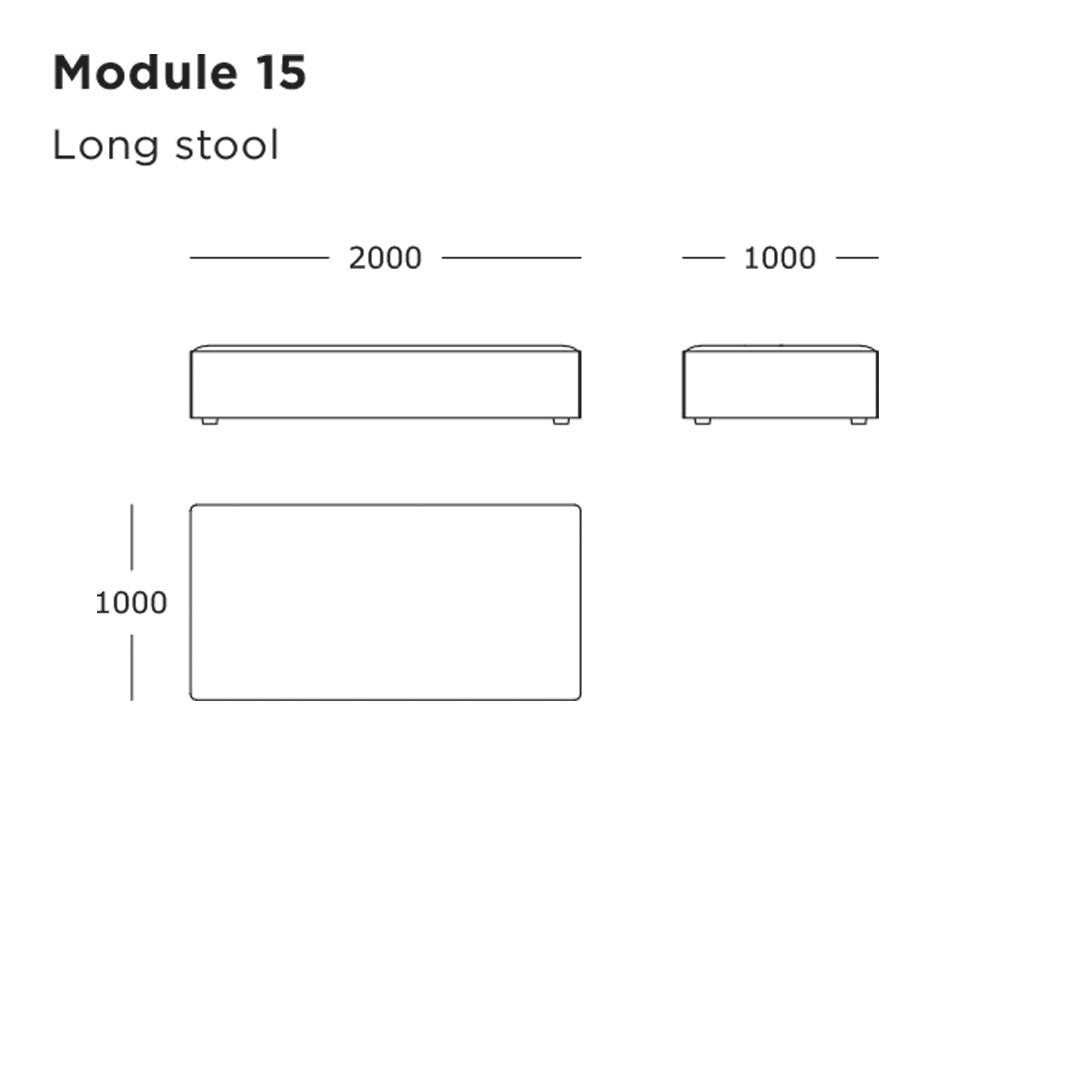 Cinder Block Pre-configured Sofa - Setup 2