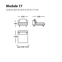 Surface Modular Sofa (Modules 17-21)