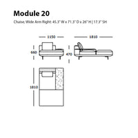 Surface Modular Sofa (Modules 17-21)
