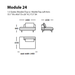 Surface Modular Sofa (Modules 22 - 25)