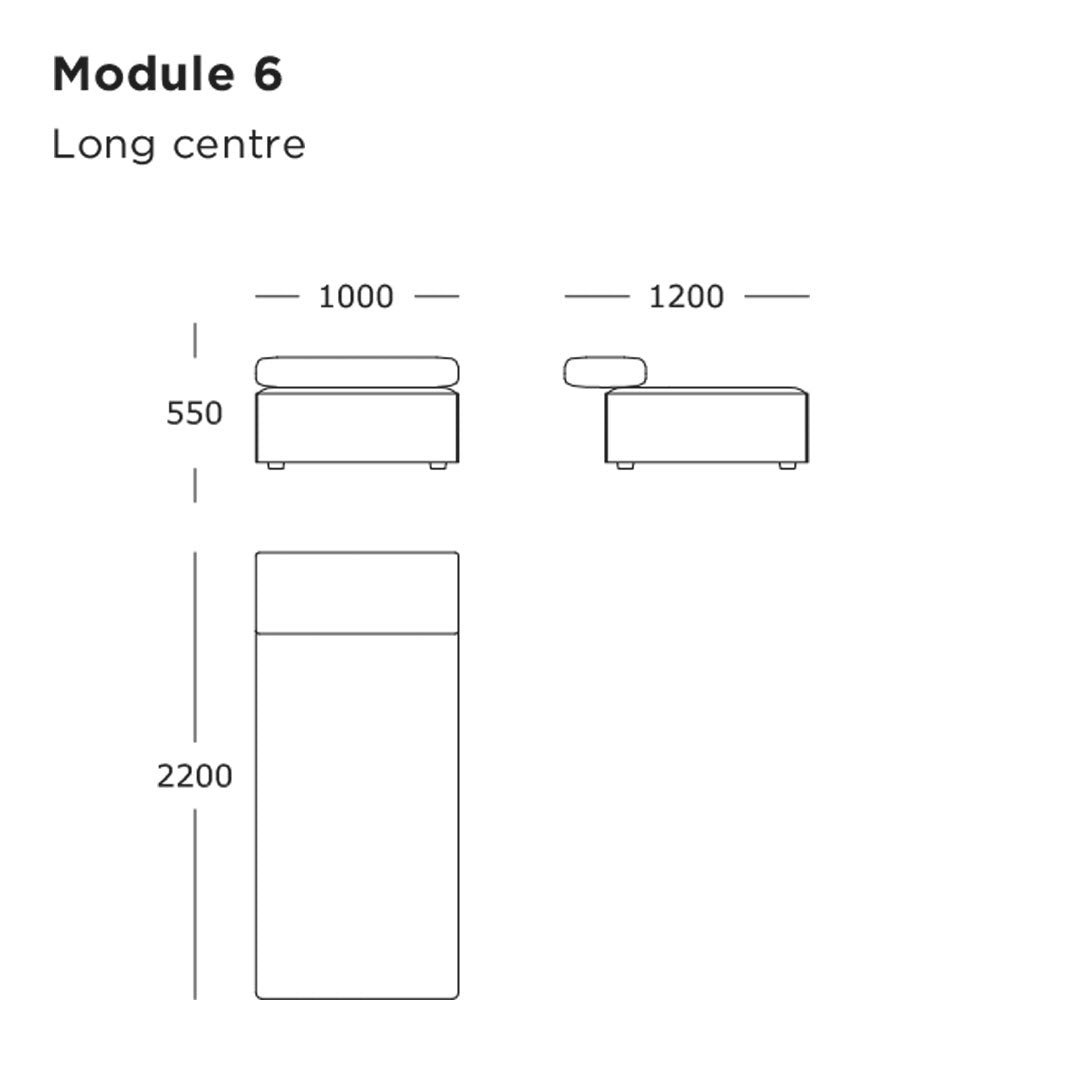 Cinder Block Pre-configured Sofa - Setup 3