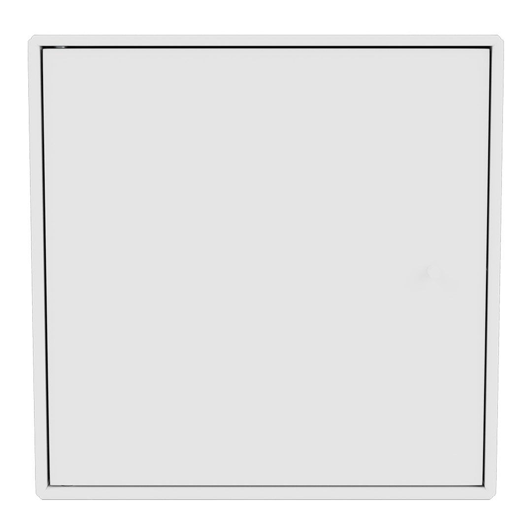 White square panel with a thin black border, showcasing a minimalist design ideal for modern decor.