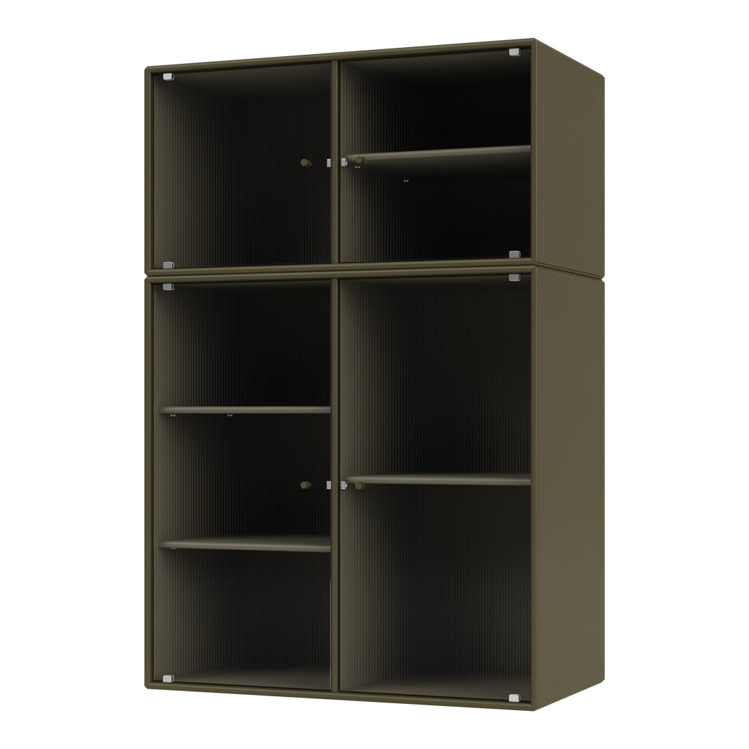 Ripple III Vitrine Cabinet -  Wall Mounted