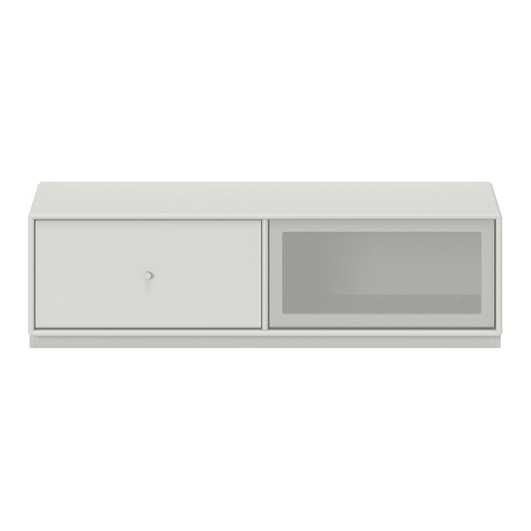 VL11 Classic TV Module - 1 Perforated Door, 1 Lacquered Drawer