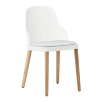 Allez Dining Chair - Seat Upholstered, Oak Legs