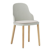 Allez Dining Chair - Seat Upholstered, Oak Legs