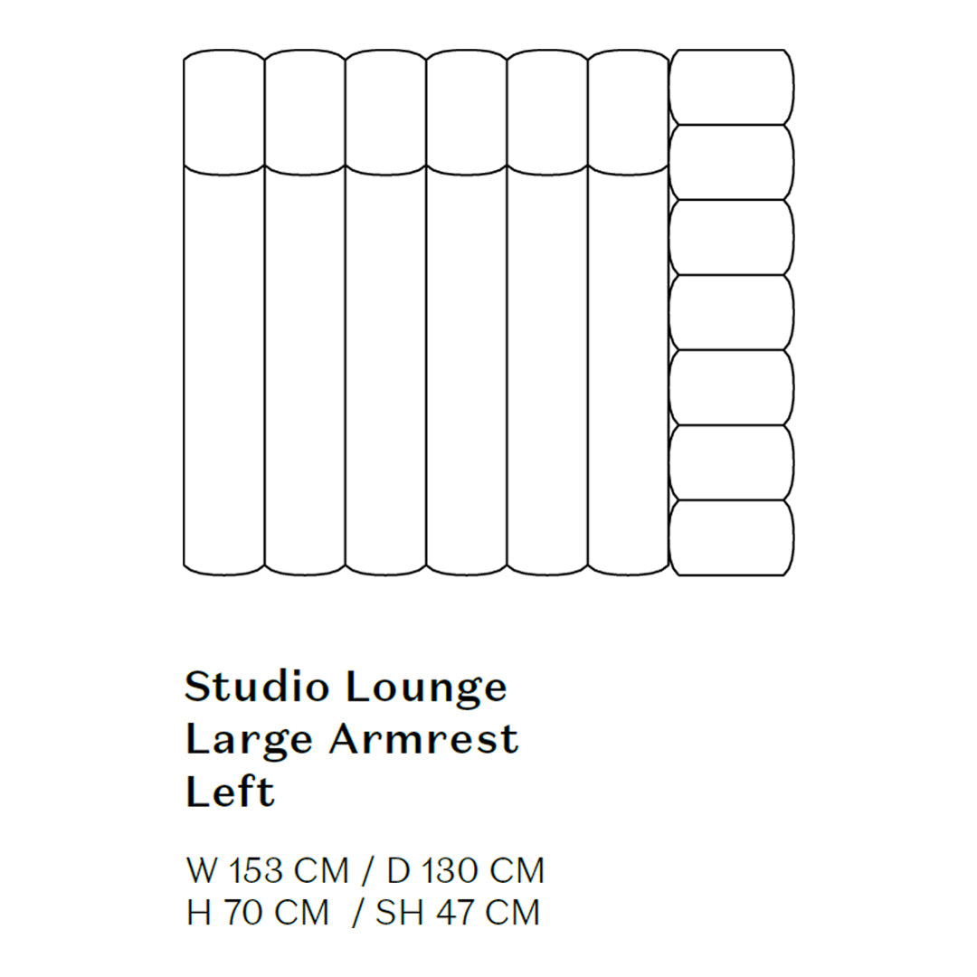 Studio Lounge Sofa w/ Arms - Modules