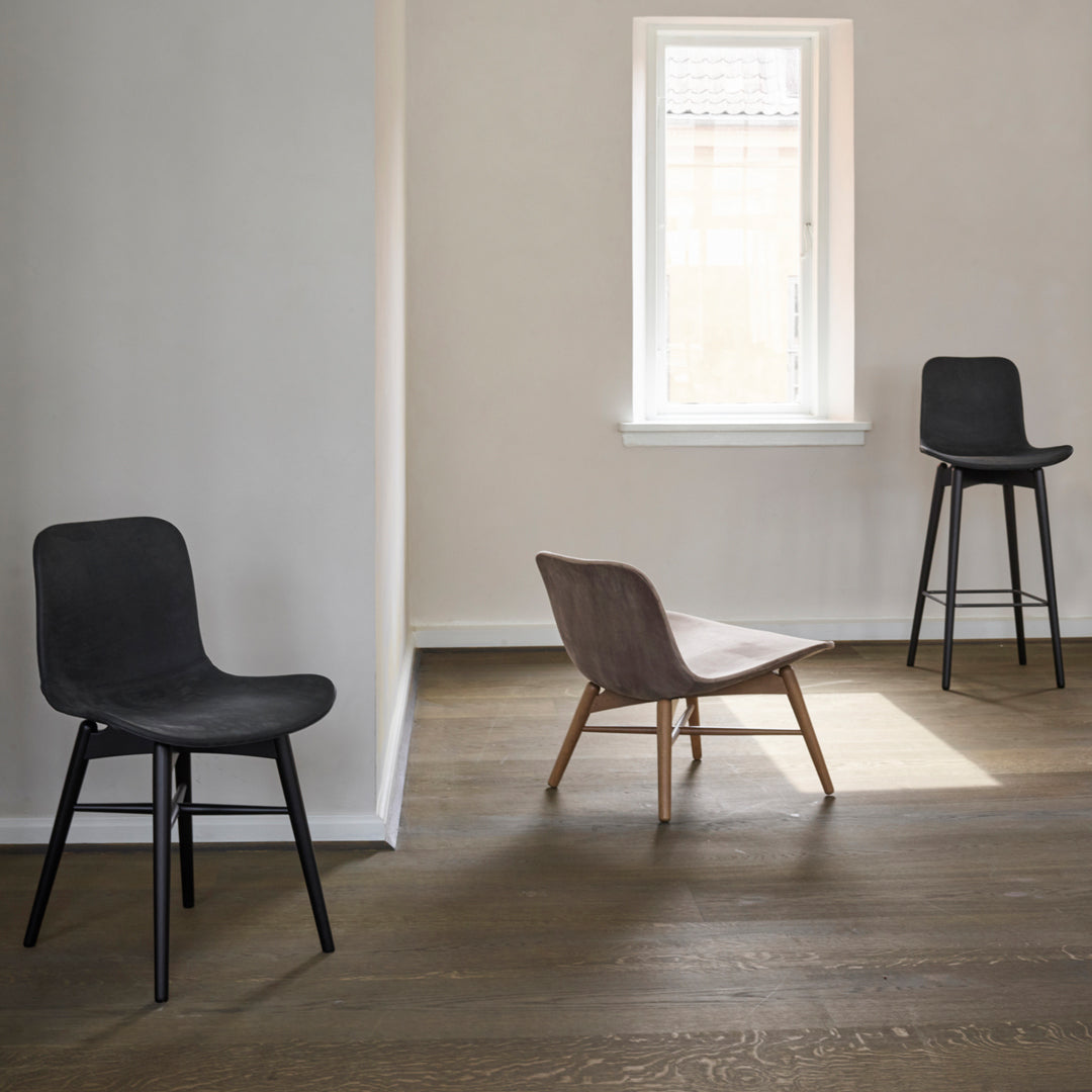 Langue Dining Chair - Wood - Upholstered