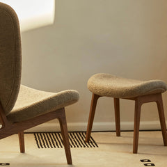 Elephant Lounge Stool - Seat Upholstered