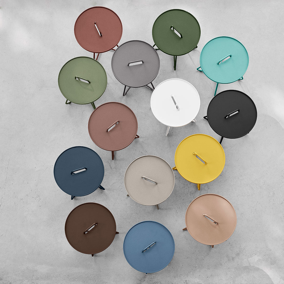 Cane-line On-the-Move Side Table by Strand + Hvass | Danish Design Store