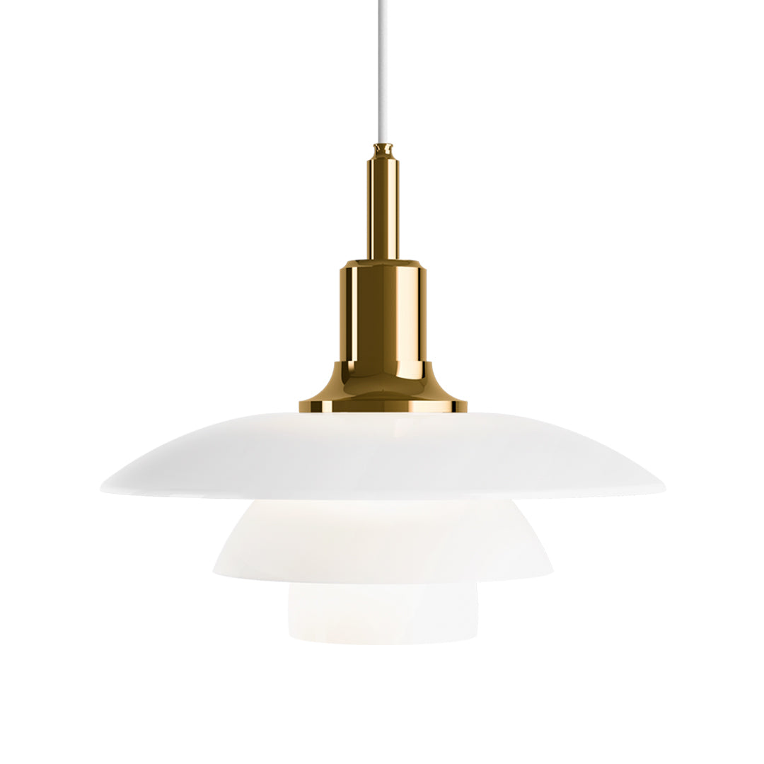 Louis Poulsen PH 3½-3 Glass Pendant by Poul Henningsen | Danish 