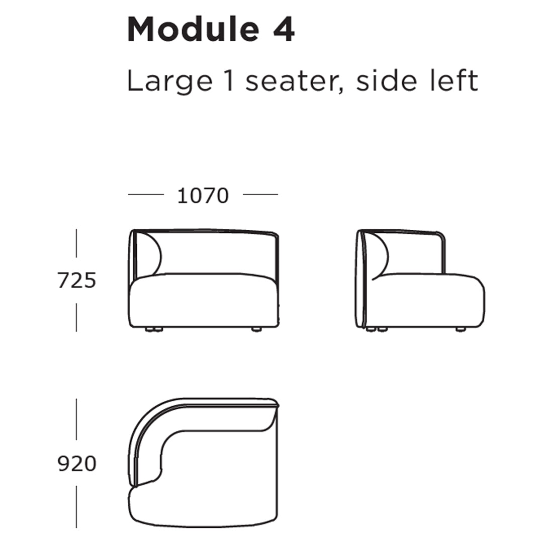 Panorama Modular Sofa (Modules 1-8)