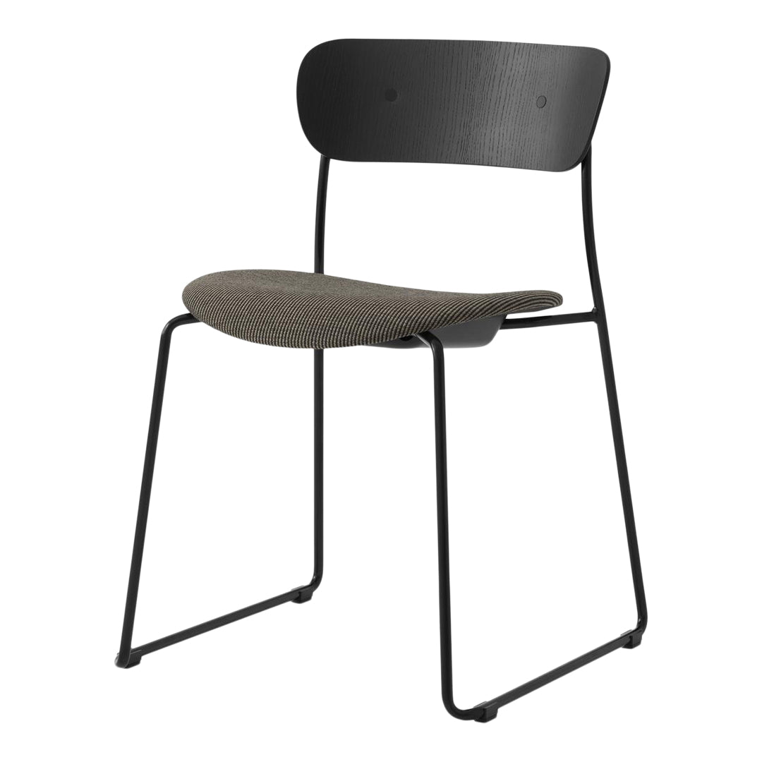 Pavilion AV52 Side Chair - Upholstered Seat - Sled Base - Stackable