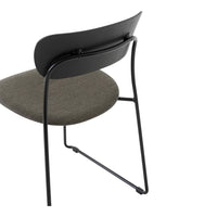 Pavilion AV52 Side Chair - Upholstered Seat - Sled Base - Stackable