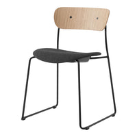 Pavilion AV52 Side Chair - Upholstered Seat - Sled Base - Stackable