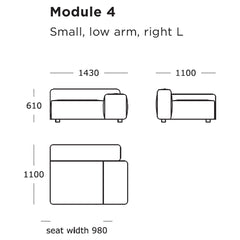 Pontone Modular Sofa (Modules 1-8)