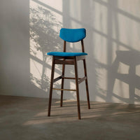 Risom C376 Bar Stool - Fully Upholstered