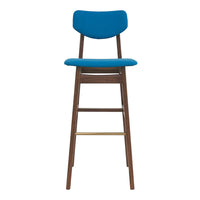 Risom C376 Bar Stool - Fully Upholstered