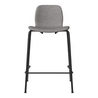 Seed Counter Chair - Upholstered - Steel Base, Black Lacquered
