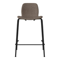 Seed Counter Chair - Upholstered - Steel Base, Black Lacquered