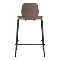 Seed Counter Chair - Upholstered - Steel Base, Black Lacquered