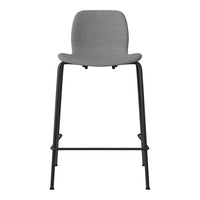 Seed Counter Chair - Upholstered - Steel Base, Black Lacquered