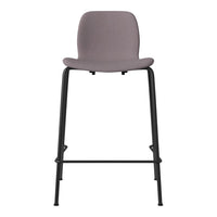 Seed Counter Chair - Upholstered - Steel Base, Black Lacquered