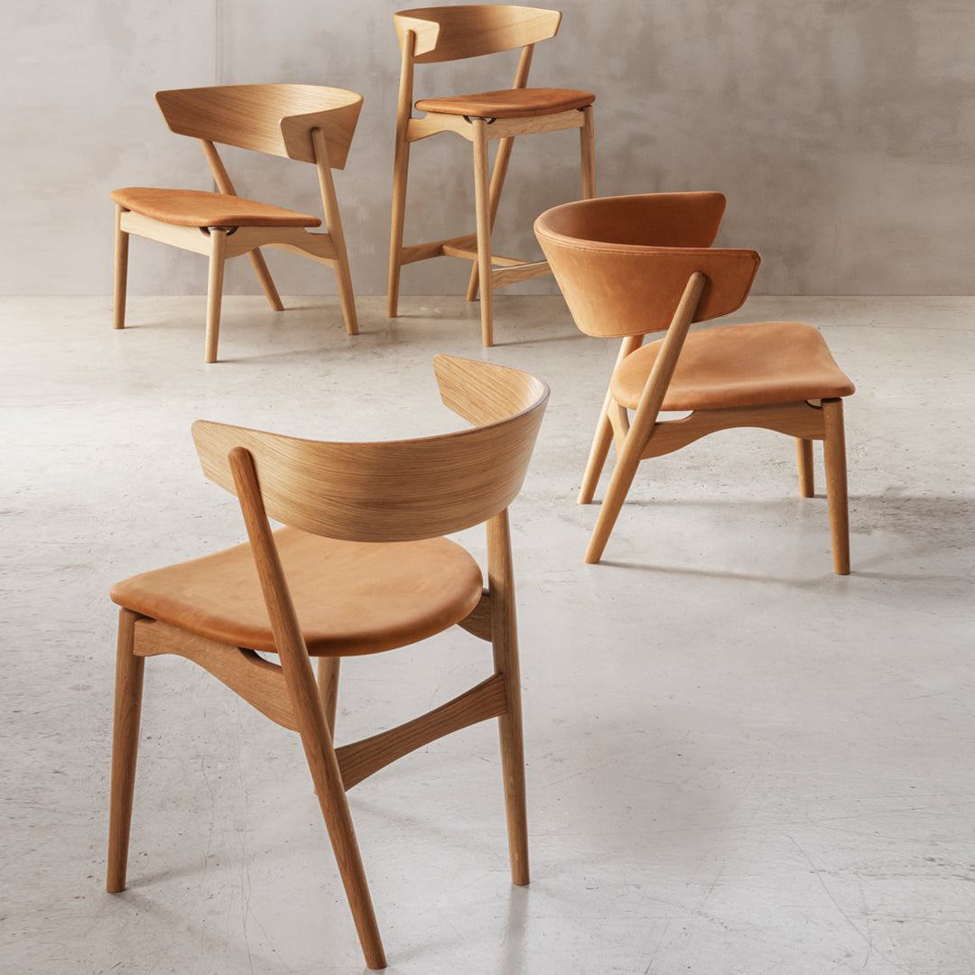 Sibast No 7 Lounge Chair Fully Upholstered