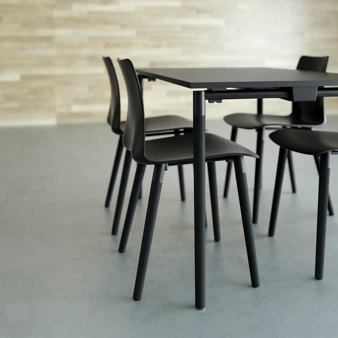 Tube Wood Folding Table