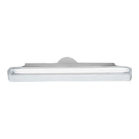 Sleek silver and clear LED light bar with a modern design, ideal for stylish lighting solutions.