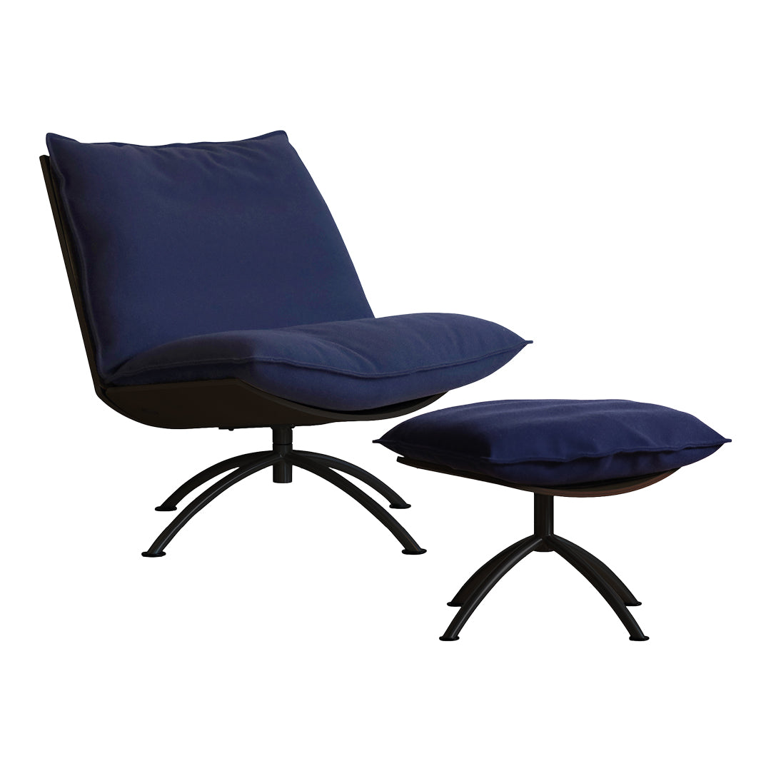 Primetime Lounge Chair w/ Footstool – Danish Design Store