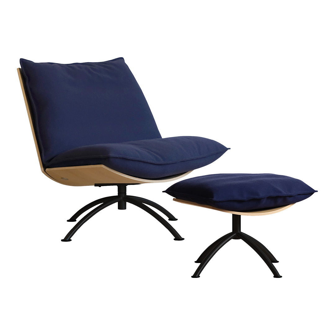 Primetime Lounge Chair w/ Footstool – Danish Design Store