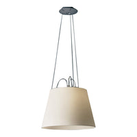"Modern white pendant lamp with a smooth, sleek design and minimalistic style, featuring a soft matte finish."