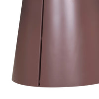 Brown matte finish with a sleek, modern design featuring a subtle seam for added texture.