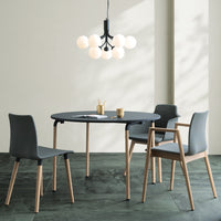 Tube Wood Folding Table