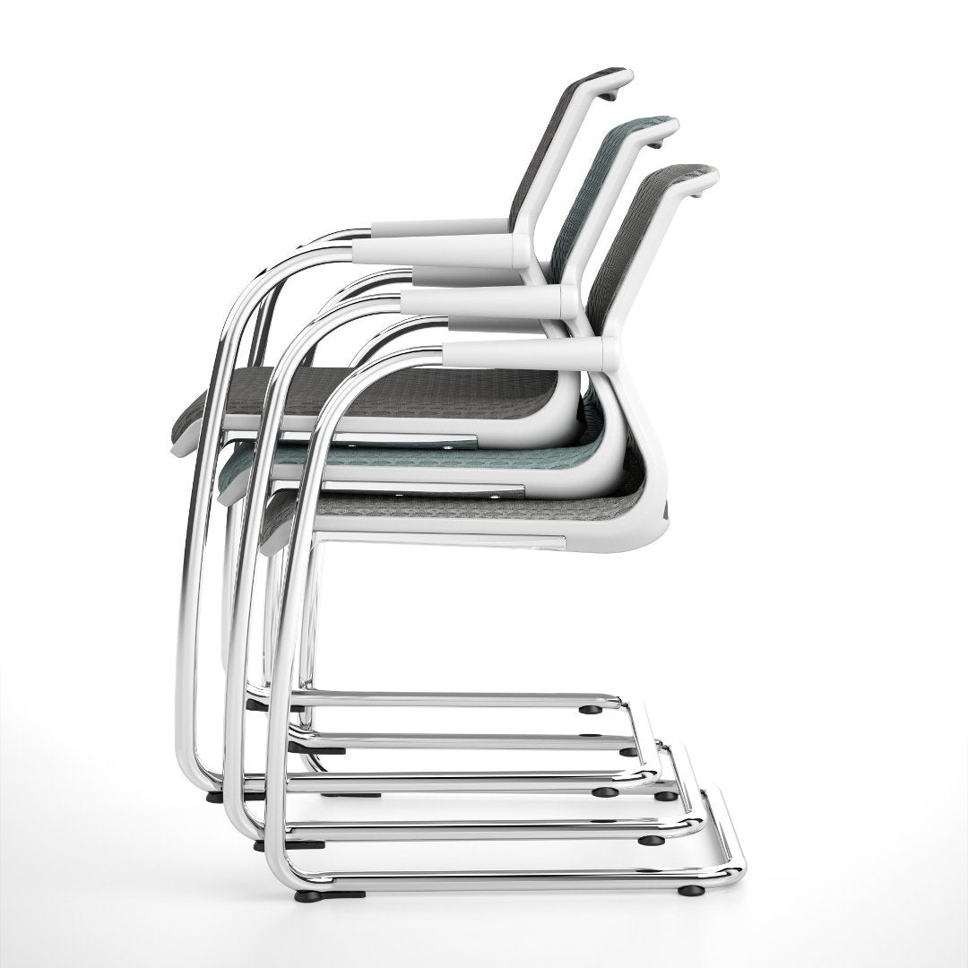 Vitra Unix Cantilever Office Chair - Stacking by Antonio Citterio ...