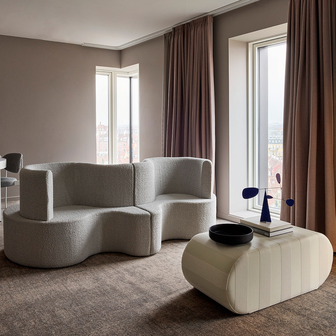 本物2枚セット VERNER PANTON SQUARE&KURVEN マルチ Cloverleaf Modular Sofa – Danish Design Store