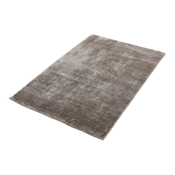 Gray textured area rug with a subtle, modern pattern, perfect for contemporary decor.