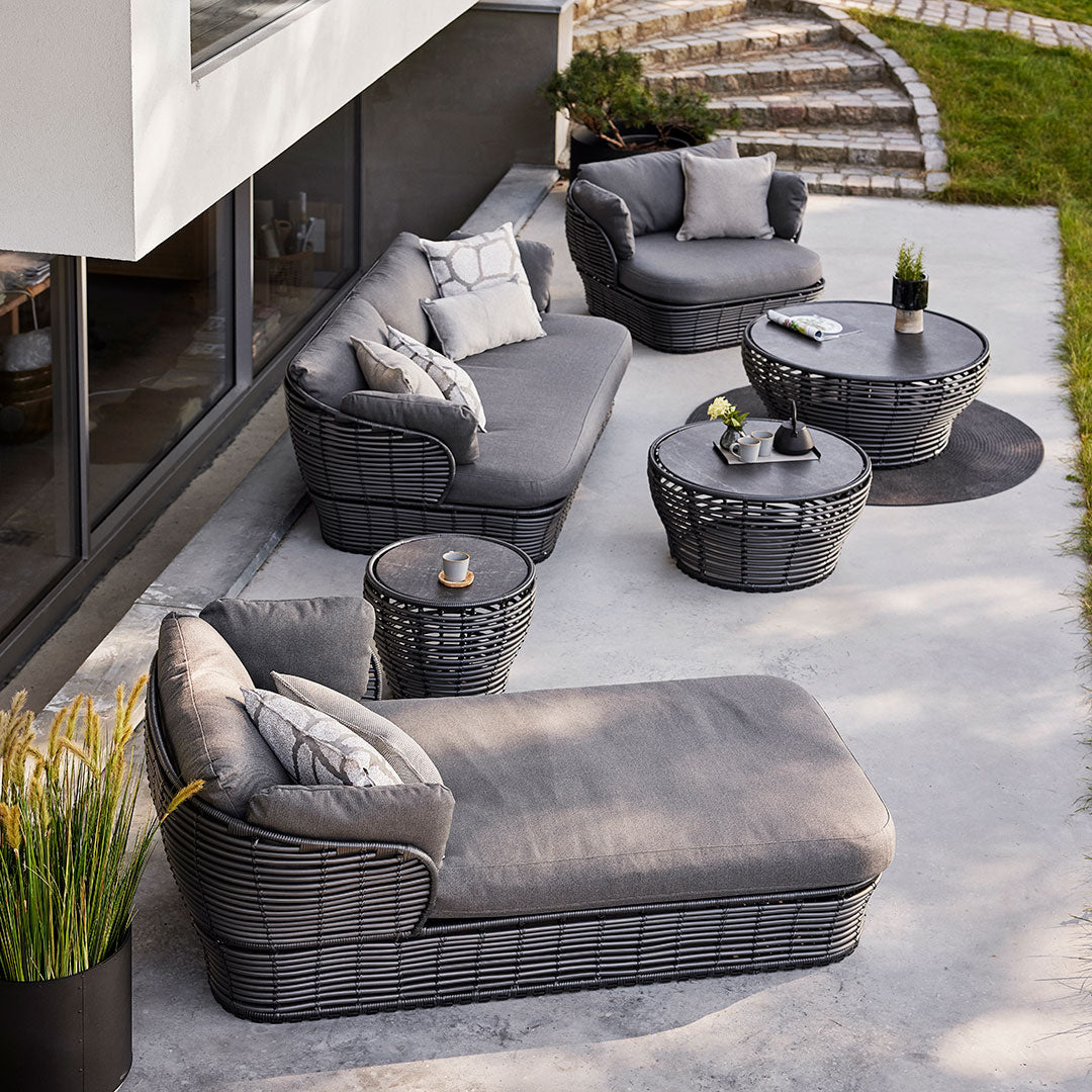 Cane-line Basket Outdoor Coffee Table - Small by Soren Rose Studio ...