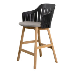 Choice Outdoor Counter Chair - Wood Base - w/ Seat Cushion