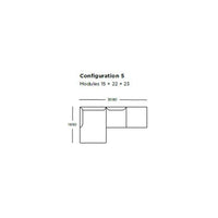 "Minimalist design featuring white modules with sleek lines, perfect for modern decor."