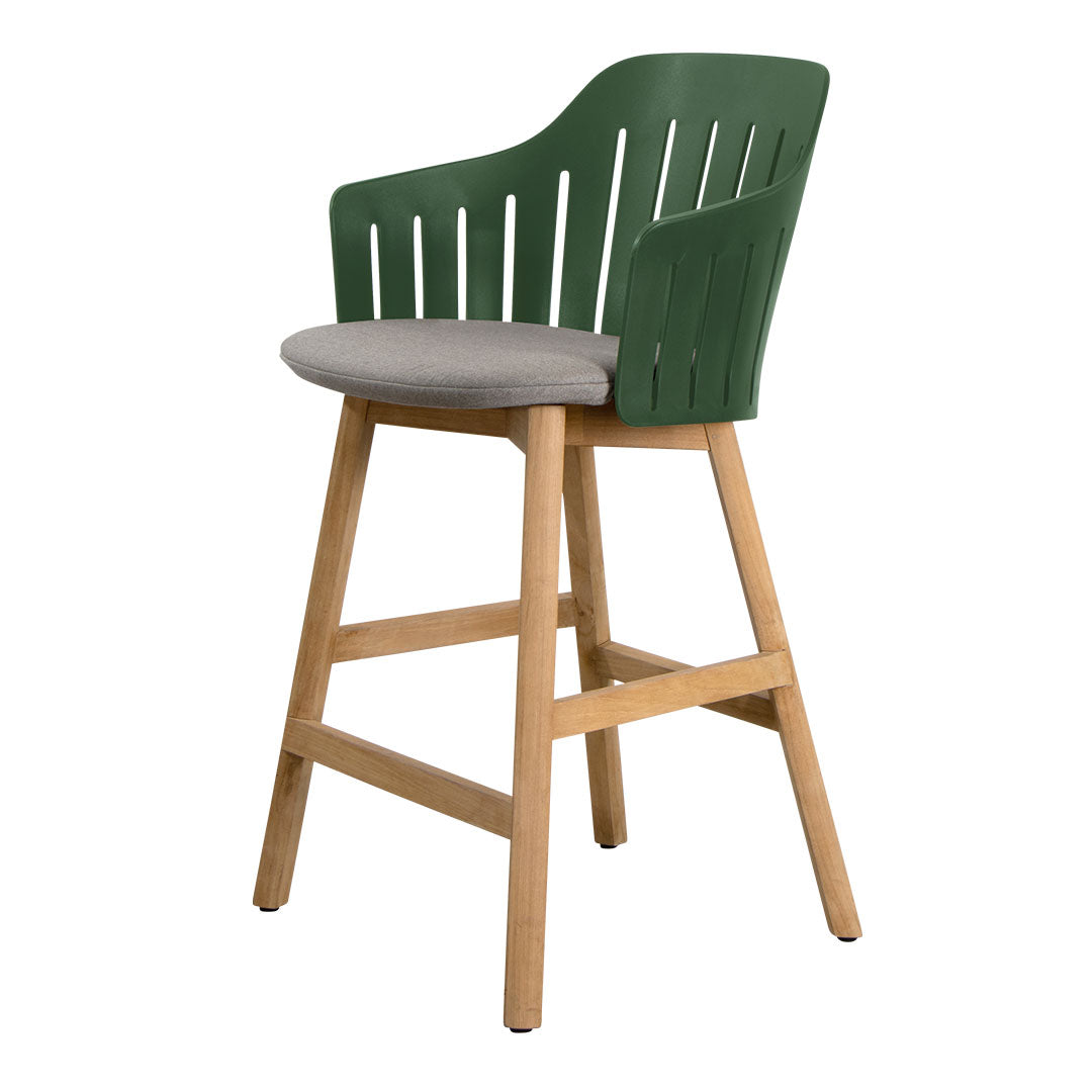 Choice Outdoor Counter Chair - Wood Base - w/ Seat Cushion