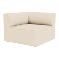 Gray, textured upholstery armchair with a smooth, curved backrest and minimalist design. Perfect for modern decor.