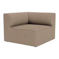 Olive green single-arm chair with smooth fabric and subtle curves, perfect for modern decor.