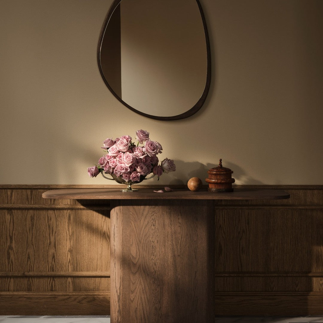 Eida Wood Console Table
