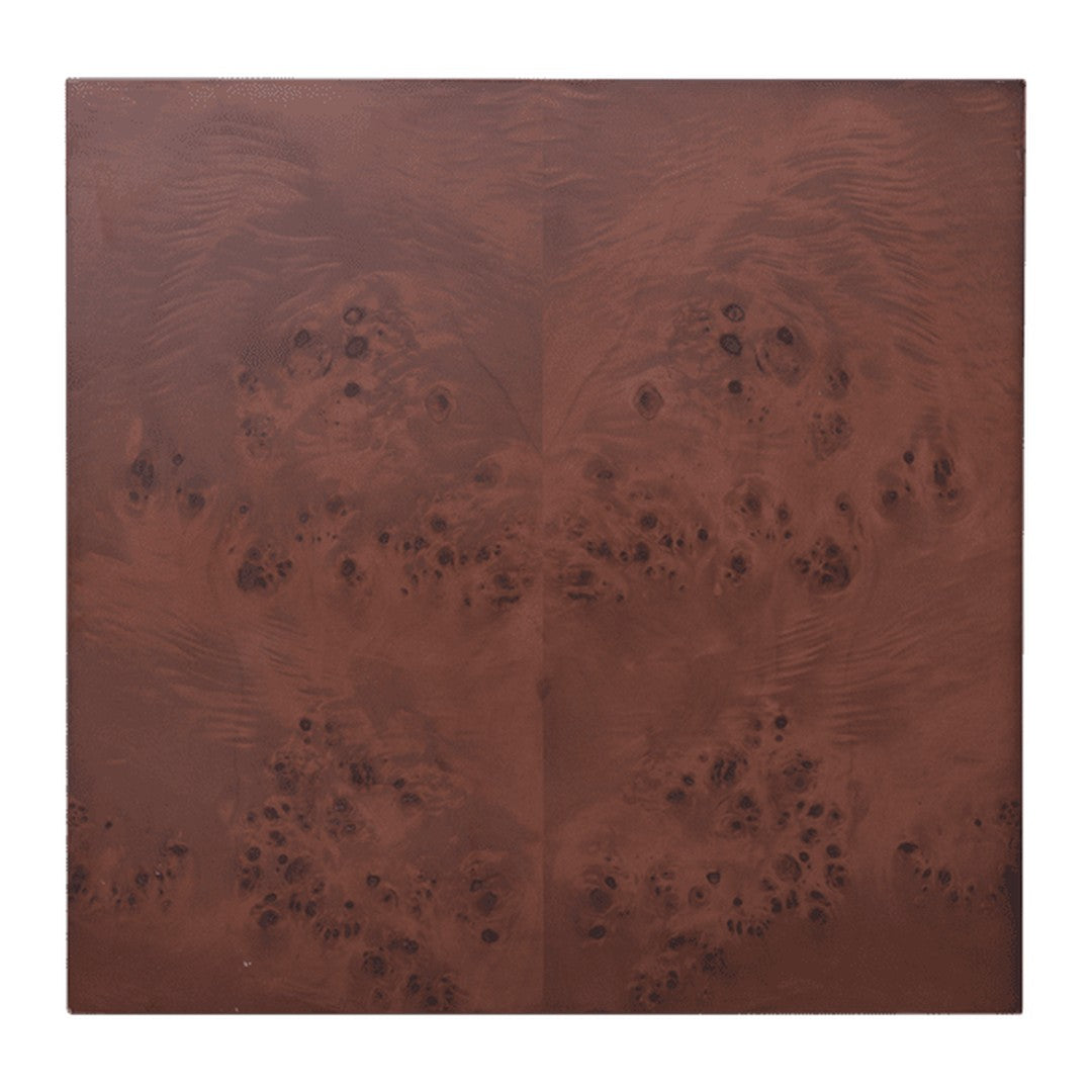 Burl Cube Side Table